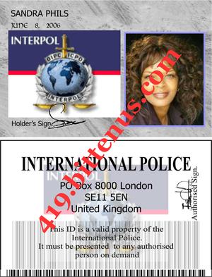 INTERPOL ID CARD
